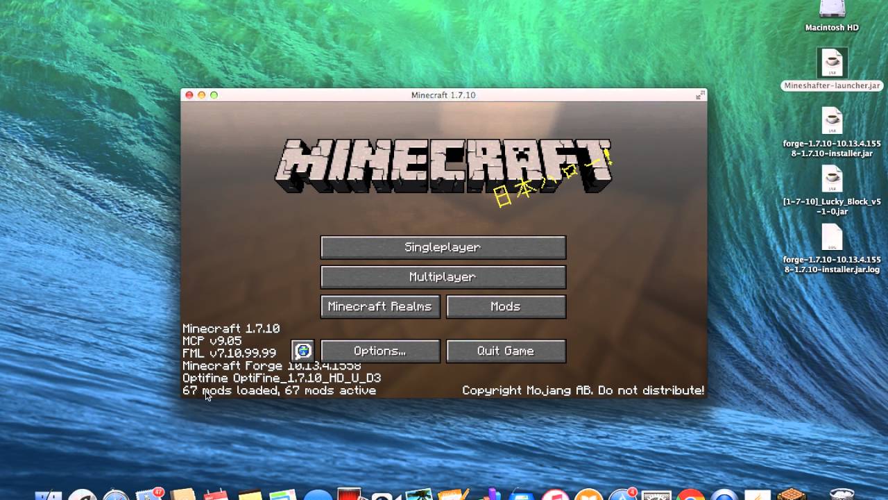 Minecraft 1.7.10 Download For Mac